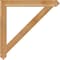 Ekena Millwork Traditional Arts & Crafts Rough Sawn Bracket, Western Red Cedar, 4"W x 38"D x 38"H BKT04X38X38TRA03RWR - alternate 2